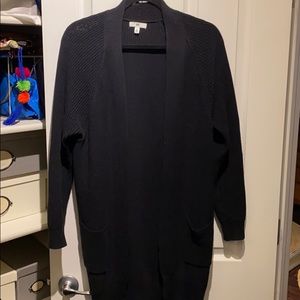 Black cardigan